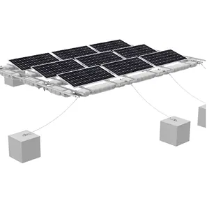 Flotteur solaire pour projet d'énergie solaire sur l'eau