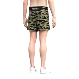 Shorts BJJ MMA ultra doux avec fentes latérales, ourlet coupé, séchage rapide, coutures renforcées, sans velcro, pour l'entraînement et le sparring - Product Image 6