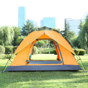 Carpa de Camping Impermeable y Resistente al Sol, de Apertura Automática Rápida, para 3-4 Personas, Portátil, de Gran Espacio, en 3 Colores - Product Image 1