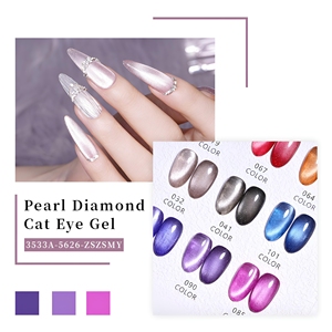 Esmalte de <span class=keywords><strong>Uñas</strong></span> Magnético OME Crystal Cat Eye Gel, Color Macaron Neón, con Cuentas de Vidrio, para Uso <span class=keywords><strong>en</strong></span> Salones de Belleza, Suministros para <span class=keywords><strong>Uñas</strong></span>, OEM/ODM - Product Image 6