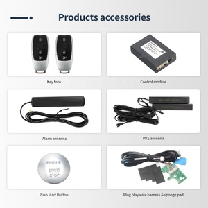 Système de clé intelligente EASYGUARD PKE compatible avec Benz V260, ML/GL/GLS, Classe G, 2014+  Démarrage par clé FBS4 - Product Image 3