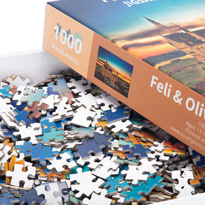 Vente en gros de puzzles éducatifs personnalisés bon marché pour adultes, forme personnalisée, <span class=keywords><strong>1000</strong></span> pièces, jouet de <span class=keywords><strong>puzzle</strong></span> pour enfants - Product Image 5