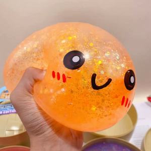 Nouveautés Botu : Jouets Squishy Géants Anti-Stress en Forme de Dumplings Pailletés de 15 cm – Qualité Supérieure - Product Image 4