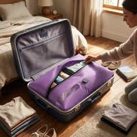 Sacs de compression sous vide réutilisables ACEWELL en TPU avec fermeture éclair, étanches IPX8, durables, écologiques, légers et portables pour les voyages