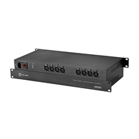 Kit émetteur-récepteur numérique audio XLR 8 canaux sur fibre optique FC, prolongateur 20 km