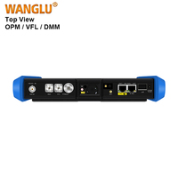 WANGLU OTDR 8 inci, penguji serat optik seri MT8800 & 8K penguji IPC panjang gelombang & rentang dinamis 1610 32dB POE Max90W