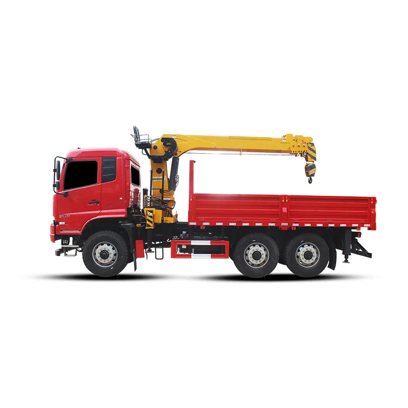 New Dongfeng Truck-mounted Crane 6x4 10 Wheels with Hydraulic Telescopic Outriggers 5 Tons Crane Truck