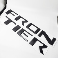 Étiquetage de la boîte arrière du coffre de ramassage, logo d'emblème de voiture stéréo 3D, lettres d'insertion de hayon surélevées pour Frontier 2022 Access et cabine régulière