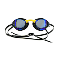 Lunettes de natation anti-buée à revêtement miroir sans fuite, protection oculaire, étanches, en silicone, pour adultes