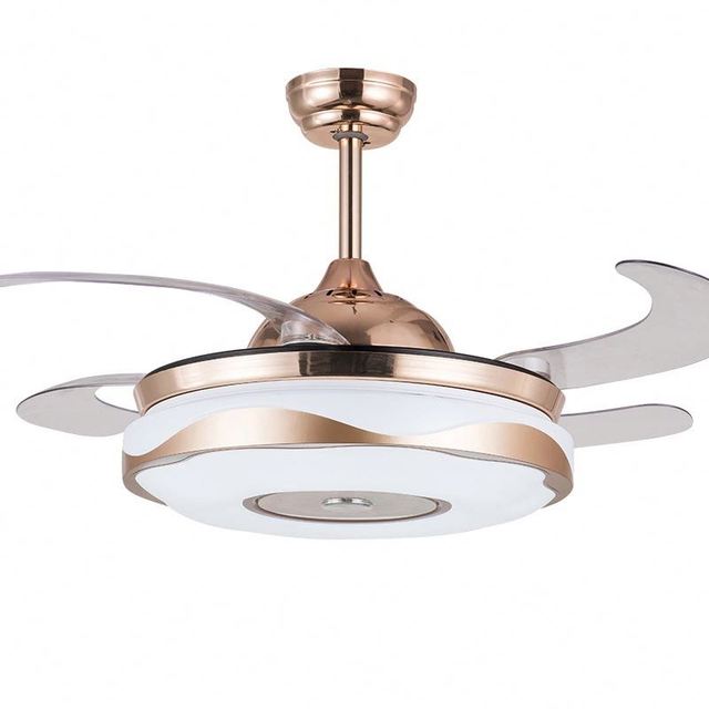 2020 Ceiling Decoration Modern Led Ceiling Fan Energy Saving Remote Control Ceiling Fan with Light