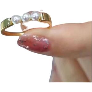 Anillo de Plata S925, Accesorio para Joyería DIY, Soporte para Cuentas de Plata con Cuentas Redondas de 5-8mm, Incrustaciones de Diamantes Cortados, Soporte para Anillo Vacío 10408 - Product Image 5