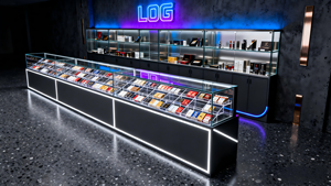 Vitrina Moderna de Vidrio con Iluminación LED para Exhibición de Cigarrillos en Tiendas Minoristas y Centros Comerciales - Product Image 4