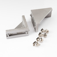 Profilé en aluminium industriel en gros pour usine, raccord d'angle droit pour système de drainage, usage en appartement et villa, résistant à l'eau