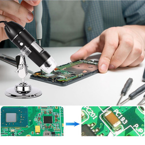 Microscopio <span class=keywords><strong>Digital</strong></span> LED USB 1080P HD 1600X, Microscopio Electrónico para Soldadura, Lupa para Reparación de Teléfonos, Compatible con Android y Windows - Product Image 3