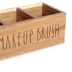 Wooden Desktop <b>Storage</b> Box Makeup Organizer Solid Wood Cosmetic Holder For <b>Dressing</b> <b>Table</b> - Product Image 5