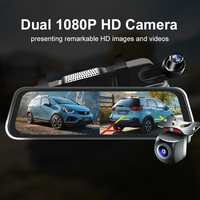 Moniteur Tactile de Voiture XYD 9,66 Pouces Diffusion Multimédia Vue Arrière 2K 4K Caméra de Recul Bluetooth Intégré Carplay Universel