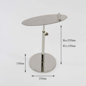 Espositore per Scarpe in Acciaio Inox Regolabile in Altezza con Piattaforma Ovale per Tacchi Alti o Scarpe da <span class=keywords><strong>Donna</strong></span> per <span class=keywords><strong>Negozi</strong></span> - Product Image 6