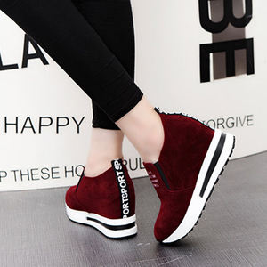 Scarpe da donna sportive piatte autunno moda <span class=keywords><strong>Casual</strong></span> per aumentare l'altezza scarpe donna Outdoor comode 2025 nuove scarpe con zeppa - Product Image 3