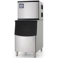 Machine à glaçons commerciale automatique avec bac de stockage, grande capacité, pour restaurant et bar