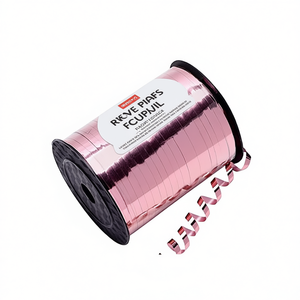 Cinta Decorativa Brillante Color Oro Rosa de 500m para Fiestas - Product Image 2