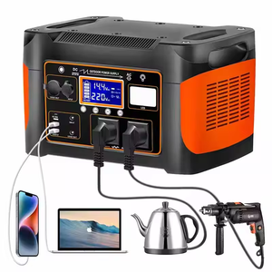 1500W Solar <b>Generator</b> Portable LifePo4 Power Station Lithium Ion Battery Rechargeable Emergency <b>Generators</b> <b>for</b> Outdoor <b>Camping</b> - Product Image 4