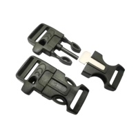 Vente en gros de boucles à dégagement rapide latérales en plastique POM de 20 mm, logo personnalisé, boucles en plastique réglables robustes pour sacs à dos et sacs