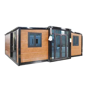 20ft 40ft wholesale modern windproof foldable expandable prefabricated modular folding portable container house