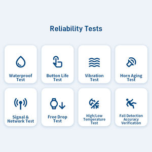 EV12 monitor pasien jarak jauh, tombol Alarm SOS deteksi jatuh otomatis 4G LTE alat pelacak GPS pasien - Product Image 5