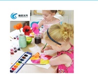 Ensemble d'aquarelle portable de voyage pour enfants écoliers dessin