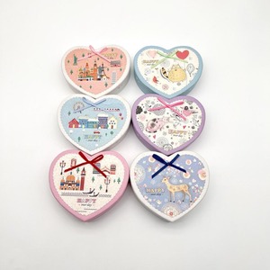 Custom Multi-Color Birthday Party Cute Gift Packaging Cardboard Paper Box with Heart Shape - Product Image 1