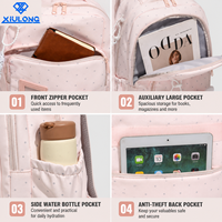 Sac à Dos Scolaire Esthétique pour Filles, Grande Capacité, Imperméable et Antivol, Collection 2026 - Vente Flash