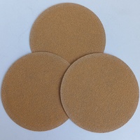 Outils abrasifs, disque de ponçage jaune en oxyde d'alumine, 4 pouces, support auto-agrippant, papier abrasif pour le polissage de l'acier inoxydable et des métaux.