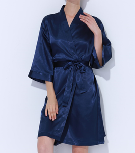 FUNG 3019 <span class=keywords><strong>Precio</strong></span> al por mayor Vestido de noche para niña Satén Liso Kimono corto Satén sexy - Product Image 3