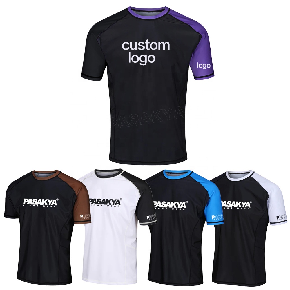 Компрессионный дизайн mma rash guard,bjj rashguard, индивидуальный сублимированный Печатный мужской rash guard