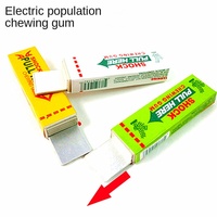 Chewing-gum choquant choc électrique blague jouets gros plan magique accessoires délicats blagues de rue cadeaux de fête d'halloween au cœur léger