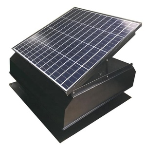 Ventilateur de <span class=keywords><strong>ventilation</strong></span> <span class=keywords><strong>solaire</strong></span> Ventilateur d'extraction monté sur le toit Max 3325cfm Moteur à courant continu sans balais personnalisé pour la <span class=keywords><strong>ventilation</strong></span> d'entrepôt d'usine - Product Image 1