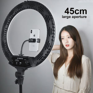 Anillo de luz para Selfie con trípode de 2 metros, fotografía, maquillaje, vídeo, 3 colores, anillo de luz regulable, 18 pulgadas, Ied Selfie, anillo de luz - Product Image 2