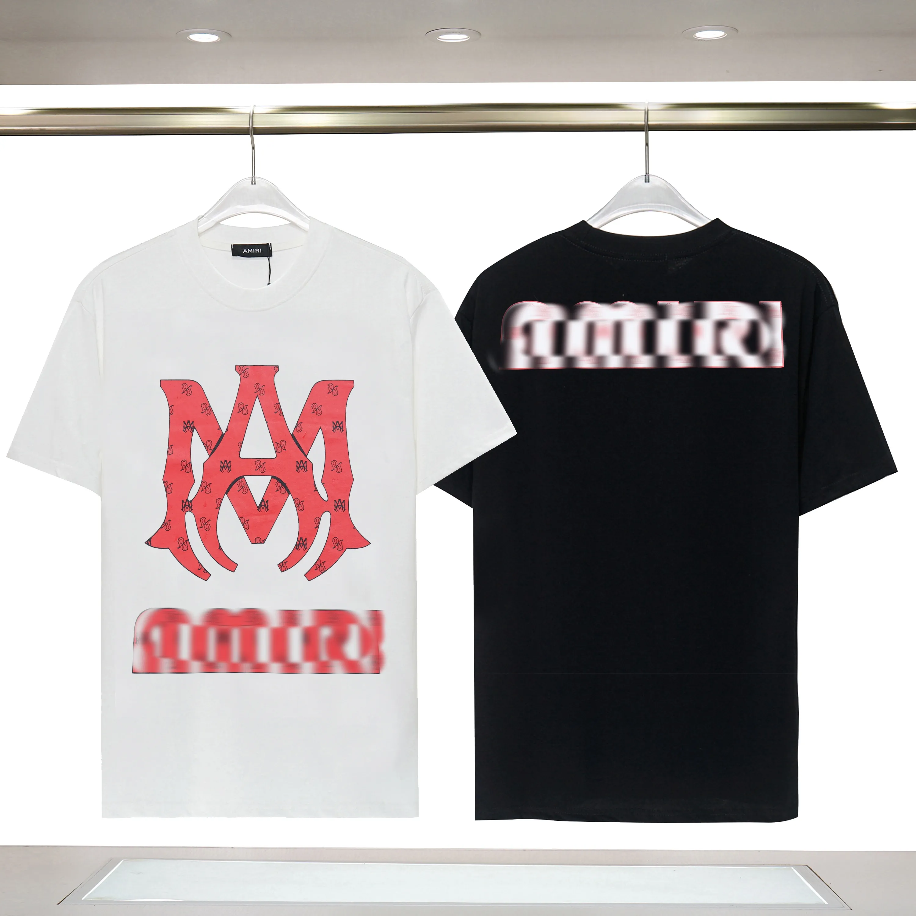 Avinie 1:I vendita calda estiva di moda AMI marchio marchio lettera Logo RI modello t-shirt da uomo di alta qualità