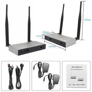 Wireless HDMI Extender 656ft KVM 200m HDMI trasmettitore ricevitore supporto HD 1080P Video e Audio digitale per PC portatile