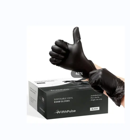 透明な透明なビニール手袋ラテックスフリーの医療用手袋使い捨てのクリーニング手袋食品安全なパウダーフリー