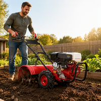 Petite motoculteur rotative à moteur essence pour le travail du sol