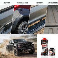 Peinture ultra-résistante 2K, revêtement texturé style Raptor, anti-rayures, haute résistance aux chocs pour carrosserie et équipement