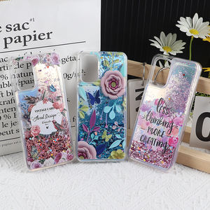 Funda de teléfono para Iphone x 11 12 13 14 Pro Max, carcasa con arena movediza líquida, brillante, transparente, bonita, para <span class=keywords><strong>Samsung</strong></span> - Product Image 6