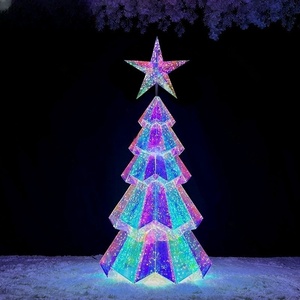 Artificial Led mágico colorido muñeco de nieve modelo luces decorativas para regalo de Navidad decoración artesanal - Product Image 5