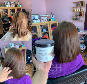 LOURICH Organic Argan Oil Collagen <strong>Hair</strong> Care Deeper Conditioning <strong>Steaming</strong> <strong>Hair</strong> Mask <strong>Treatment</strong> for Dry Damaged <strong>Hair</strong> - Product Image 5