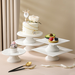 European Wedding Cake <strong>Dessert</strong> Table Display Shelf Ceramic Plate Sample Decoration Multi-layer <strong>Dessert</strong> <strong>Tray</strong> - Product Image 4