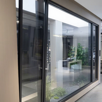 Ventana Abatible Vertical Moderna de Aleación de Aluminio de Alta Calidad, Aislamiento Térmico para Baño y Cocina, la Más Estrecha