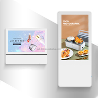 Écran LCD d'ascenseur Android 21,5 pouces Écran mural Wasmo Affichage numérique Vidéo Écrans publicitaires