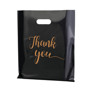 Borsa regalo con stampa personalizzata <span class=keywords><strong>di</strong></span> alta qualità "grazie" per la promozione <span class=keywords><strong>di</strong></span> piccole imprese uso supermercato-ordine minimo 100 pezzi - Product Image 4