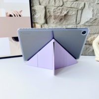 Étui pour Samsung Tab S10 S9 FE 10.9 Plus 12.4 13.1 pouces, coque arrière en acrylique pour Galaxy Tab A9 Plus S9 Fe 11 pouces, étuis avec support pour stylet